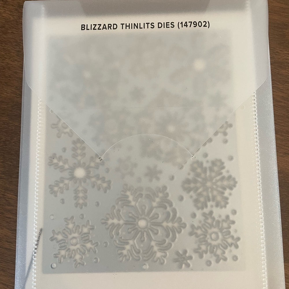 Stampin Up! Blizzard Thinlit Die!